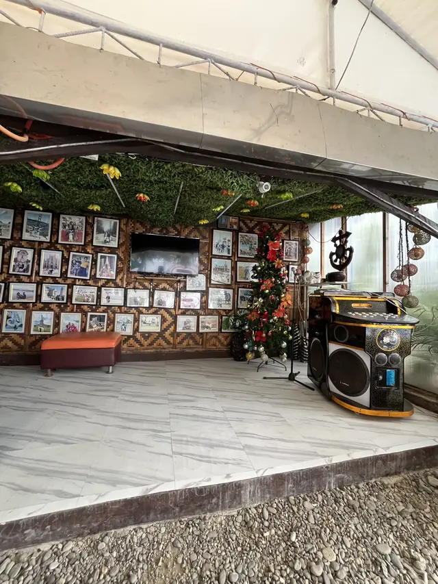 Videoke machine and TV in the common area